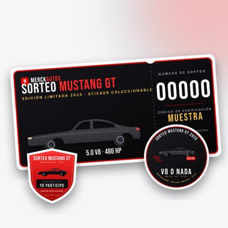 Sticker Mustang GT — individual